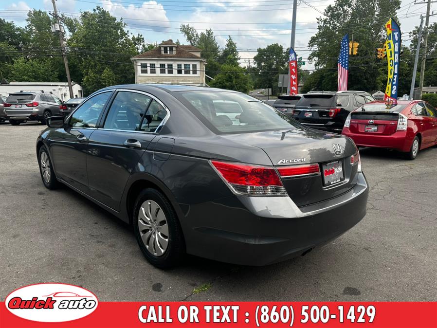 2012 Honda Accord Sdn 4dr I4 Auto LX, available for sale in Bristol, Connecticut | Quick Auto LLC. Bristol, Connecticut 2012 Honda Accord Sdn 4dr I4 Auto LX, available for sale in Bristol, Connecticut | Quick Auto LLC. Bristol, Connecticut
