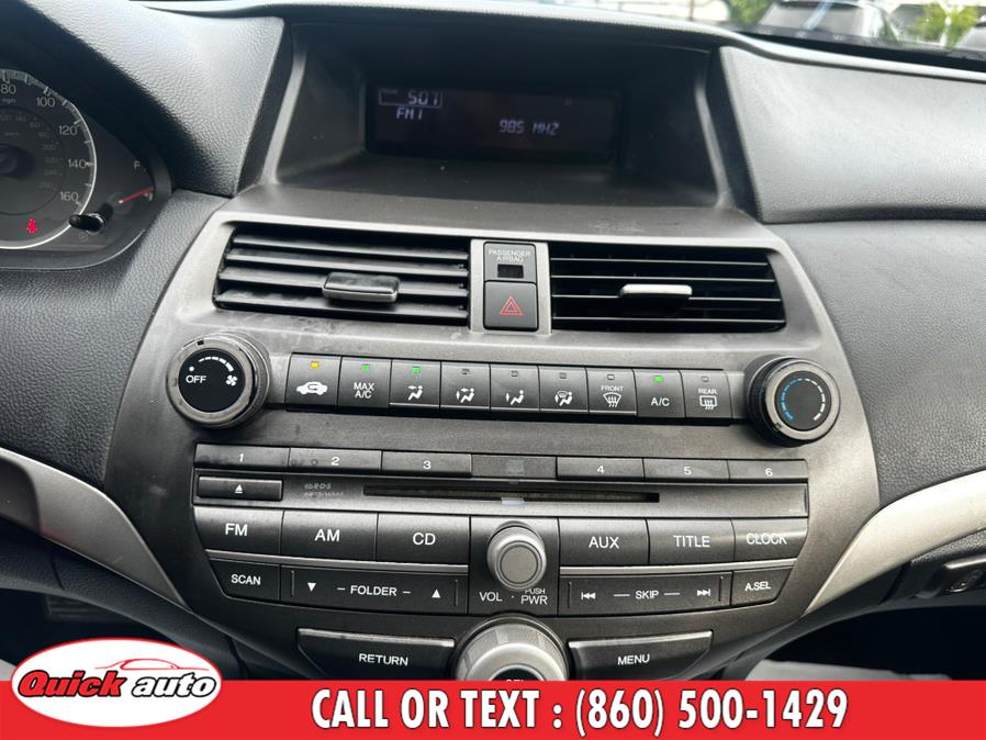 2012 Honda Accord Sdn 4dr I4 Auto LX, available for sale in Bristol, Connecticut | Quick Auto LLC. Bristol, Connecticut 2012 Honda Accord Sdn 4dr I4 Auto LX, available for sale in Bristol, Connecticut | Quick Auto LLC. Bristol, Connecticut