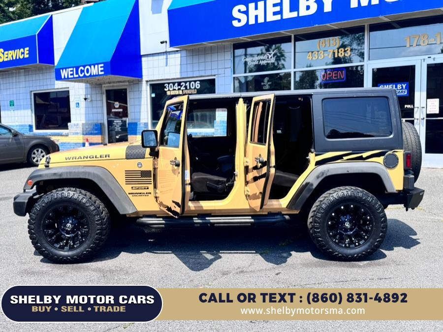 2014 Jeep Wrangler Unlimited 4WD 4dr Sport, available for sale in Springfield, Massachusetts | Shelby Motor Cars. Springfield, Massachusetts 2014 Jeep Wrangler Unlimited 4WD 4dr Sport, available for sale in Springfield, Massachusetts | Shelby Motor Cars. Springfield, Massachusetts