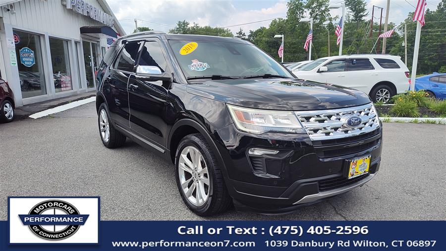 2018 Ford Explorer XLT 4WD, available for sale in Wilton, Connecticut | Performance Motor Cars Of Connecticut LLC. Wilton, Connecticut 2018 Ford Explorer XLT 4WD, available for sale in Wilton, Connecticut | Performance Motor Cars Of Connecticut LLC. Wilton, Connecticut