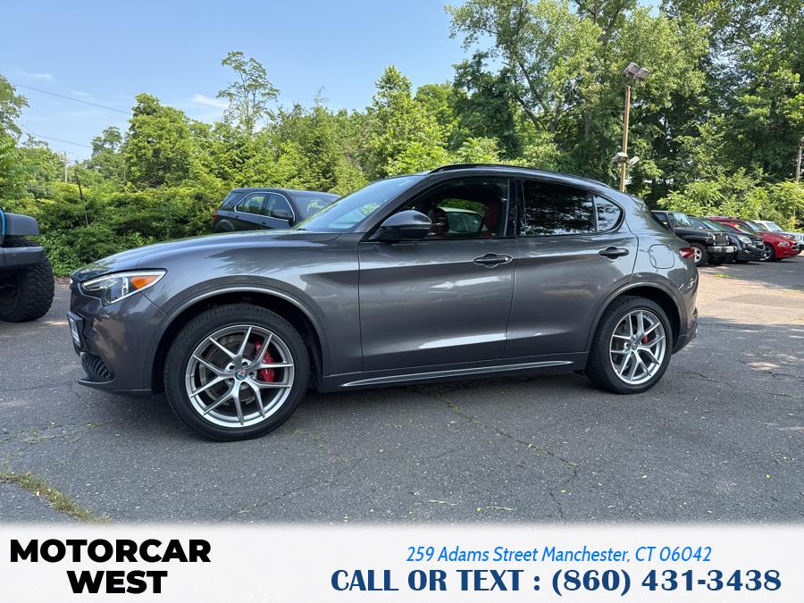2020 Alfa Romeo Stelvio Ti Sport AWD, available for sale in Manchester, Connecticut | Motorcar West. Manchester, Connecticut 2020 Alfa Romeo Stelvio Ti Sport AWD, available for sale in Manchester, Connecticut | Motorcar West. Manchester, Connecticut