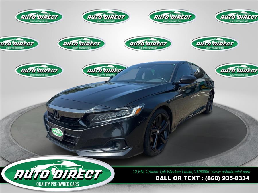 Used 2021 Honda Accord Sedan in Windsor Locks, Connecticut | Auto Direct LLC. Windsor Locks, Connecticut