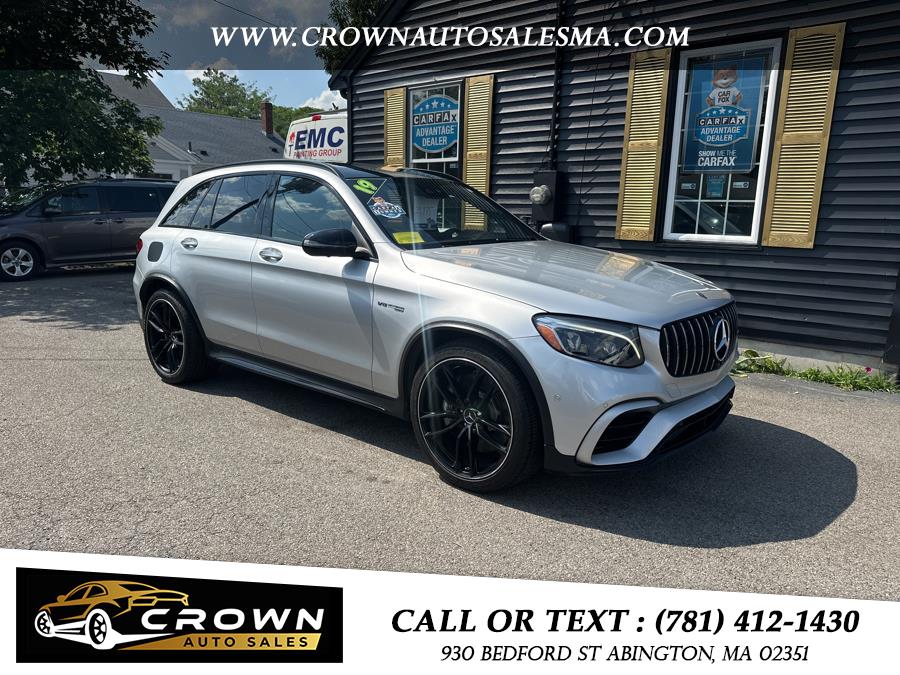 2019 Mercedes-Benz GLC AMG GLC 63 4MATIC+ SUV, available for sale in Abington, Massachusetts | Crown Auto Sales. Abington, Massachusetts 2019 Mercedes-Benz GLC AMG GLC 63 4MATIC+ SUV, available for sale in Abington, Massachusetts | Crown Auto Sales. Abington, Massachusetts