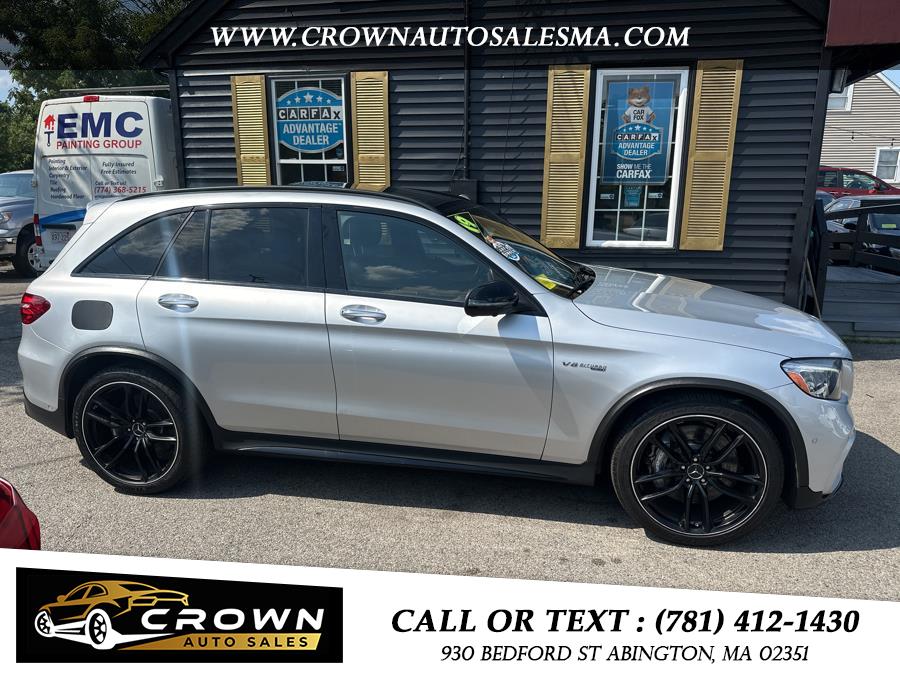 2019 Mercedes-Benz GLC AMG GLC 63 4MATIC+ SUV, available for sale in Abington, Massachusetts | Crown Auto Sales. Abington, Massachusetts 2019 Mercedes-Benz GLC AMG GLC 63 4MATIC+ SUV, available for sale in Abington, Massachusetts | Crown Auto Sales. Abington, Massachusetts