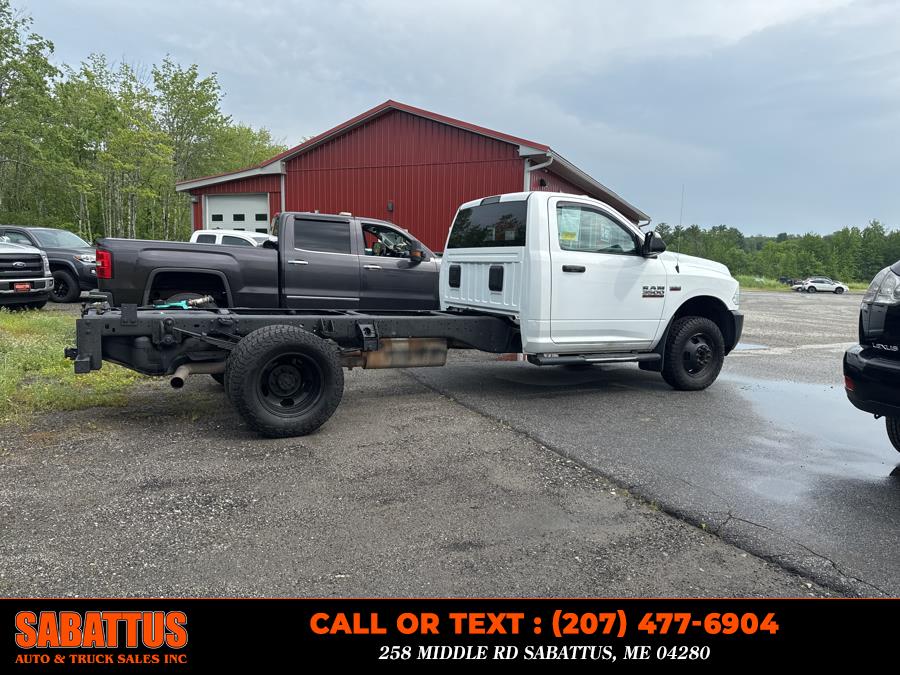 2018 Ram 3500 Chassis Cab Tradesman 4WD Reg Cab 84" CA 167.5" WB, available for sale in Sabattus, Maine | Sabattus Auto and Truck Sales Inc. Sabattus, Maine 2018 Ram 3500 Chassis Cab Tradesman 4WD Reg Cab 84" CA 167.5" WB, available for sale in Sabattus, Maine | Sabattus Auto and Truck Sales Inc. Sabattus, Maine