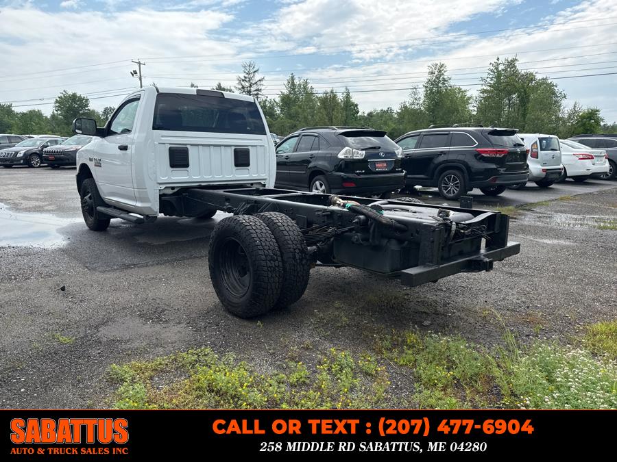 2018 Ram 3500 Chassis Cab Tradesman 4WD Reg Cab 84" CA 167.5" WB, available for sale in Sabattus, Maine | Sabattus Auto and Truck Sales Inc. Sabattus, Maine 2018 Ram 3500 Chassis Cab Tradesman 4WD Reg Cab 84" CA 167.5" WB, available for sale in Sabattus, Maine | Sabattus Auto and Truck Sales Inc. Sabattus, Maine