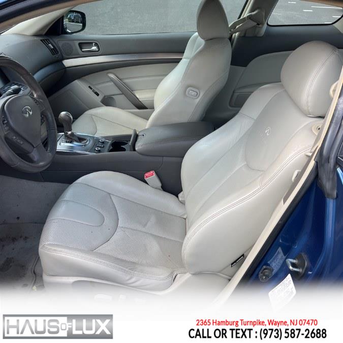 2010 Infiniti G37 Coupe 2dr x AWD, available for sale in Wayne, New Jersey | Haus of Lux. Wayne, New Jersey 2010 Infiniti G37 Coupe 2dr x AWD, available for sale in Wayne, New Jersey | Haus of Lux. Wayne, New Jersey