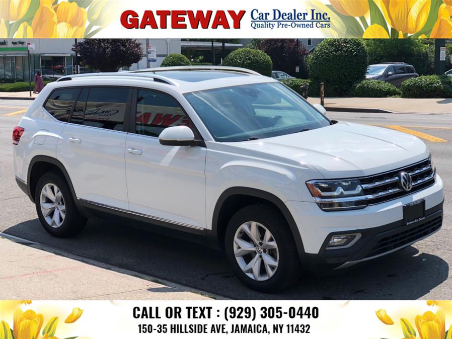 2018 Volkswagen Atlas 3.6L V6 SEL 4MOTION, available for sale in Jamaica, New York | Gateway Car Dealer Inc. Jamaica, New York 2018 Volkswagen Atlas 3.6L V6 SEL 4MOTION, available for sale in Jamaica, New York | Gateway Car Dealer Inc. Jamaica, New York