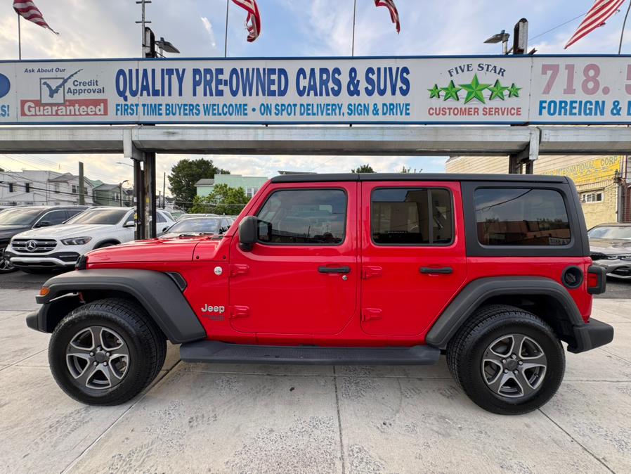 2018 Jeep Wrangler Unlimited Sport S 4x4, available for sale in Jamaica, New York | Sunrise Autoland. Jamaica, New York 2018 Jeep Wrangler Unlimited Sport S 4x4, available for sale in Jamaica, New York | Sunrise Autoland. Jamaica, New York