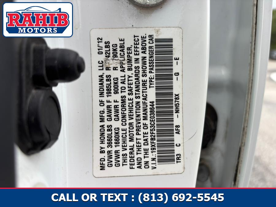 2012 Honda Civic Sdn 4dr Auto LX, available for sale in Orlando, Florida | Rahib inc. Orlando, Florida 2012 Honda Civic Sdn 4dr Auto LX, available for sale in Orlando, Florida | Rahib inc. Orlando, Florida