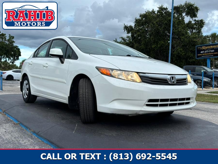 2012 Honda Civic Sdn 4dr Auto LX, available for sale in Orlando, Florida | Rahib inc. Orlando, Florida 2012 Honda Civic Sdn 4dr Auto LX, available for sale in Orlando, Florida | Rahib inc. Orlando, Florida