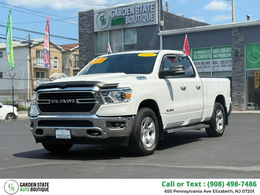 2021 Ram 1500 Big Horn 4x4 Quad Cab 6''4" Box, available for sale in Elizabeth, New Jersey | Garden State Auto Boutique. Elizabeth, New Jersey 2021 Ram 1500 Big Horn 4x4 Quad Cab 6''4" Box, available for sale in Elizabeth, New Jersey | Garden State Auto Boutique. Elizabeth, New Jersey