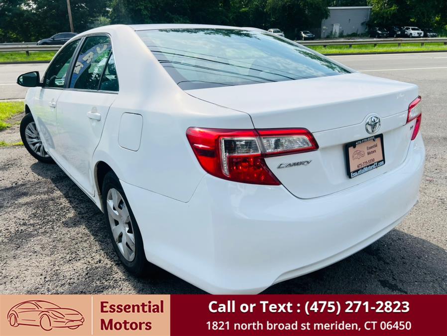 2013 Toyota Camry 4dr Sdn I4 Auto LE (Natl), available for sale in Meriden, Connecticut | Essential Motors. Meriden, Connecticut 2013 Toyota Camry 4dr Sdn I4 Auto LE (Natl), available for sale in Meriden, Connecticut | Essential Motors. Meriden, Connecticut