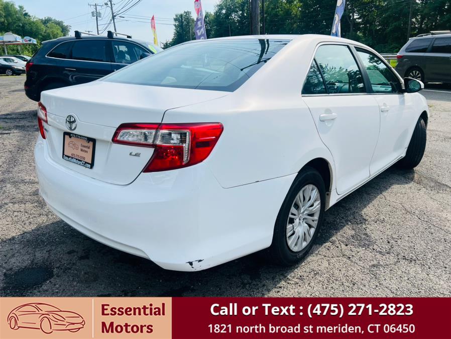 2013 Toyota Camry 4dr Sdn I4 Auto LE (Natl), available for sale in Meriden, Connecticut | Essential Motors. Meriden, Connecticut 2013 Toyota Camry 4dr Sdn I4 Auto LE (Natl), available for sale in Meriden, Connecticut | Essential Motors. Meriden, Connecticut