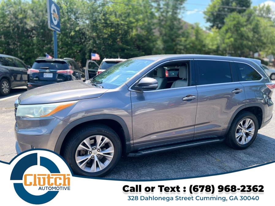 2015 Toyota Highlander FWD 4dr V6 LE Plus (Natl), available for sale in Cumming, Georgia | Clutch Automotive. Cumming, Georgia 2015 Toyota Highlander FWD 4dr V6 LE Plus (Natl), available for sale in Cumming, Georgia | Clutch Automotive. Cumming, Georgia