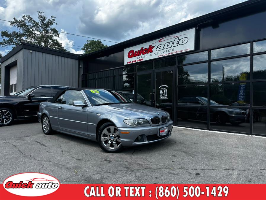 2005 BMW 3 Series 325Ci 2dr Convertible, available for sale in Bristol, Connecticut | Quick Auto LLC. Bristol, Connecticut 2005 BMW 3 Series 325Ci 2dr Convertible, available for sale in Bristol, Connecticut | Quick Auto LLC. Bristol, Connecticut