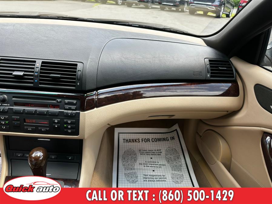 2005 BMW 3 Series 325Ci 2dr Convertible, available for sale in Bristol, Connecticut | Quick Auto LLC. Bristol, Connecticut 2005 BMW 3 Series 325Ci 2dr Convertible, available for sale in Bristol, Connecticut | Quick Auto LLC. Bristol, Connecticut
