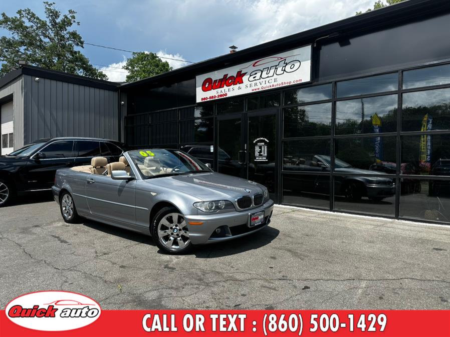 2005 BMW 3 Series 325Ci 2dr Convertible, available for sale in Bristol, Connecticut | Quick Auto LLC. Bristol, Connecticut 2005 BMW 3 Series 325Ci 2dr Convertible, available for sale in Bristol, Connecticut | Quick Auto LLC. Bristol, Connecticut