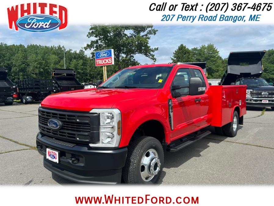 2024 Ford Super Duty F-350 DRW XL 4WD SuperCab 168" WB 60" CA 9' Service Body, available for sale in Bangor, Maine | Whited Ford. Bangor, Maine 2024 Ford Super Duty F-350 DRW XL 4WD SuperCab 168" WB 60" CA 9' Service Body, available for sale in Bangor, Maine | Whited Ford. Bangor, Maine