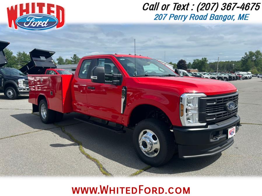 2024 Ford Super Duty F-350 DRW XL 4WD SuperCab 168" WB 60" CA 9' Service Body, available for sale in Bangor, Maine | Whited Ford. Bangor, Maine 2024 Ford Super Duty F-350 DRW XL 4WD SuperCab 168" WB 60" CA 9' Service Body, available for sale in Bangor, Maine | Whited Ford. Bangor, Maine