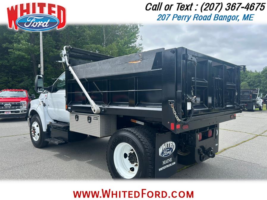 2024 Ford F-650 Straight Frame Gas Reg Cab Dump Truck, available for sale in Bangor, Maine | Whited Ford. Bangor, Maine 2024 Ford F-650 Straight Frame Gas Reg Cab Dump Truck, available for sale in Bangor, Maine | Whited Ford. Bangor, Maine