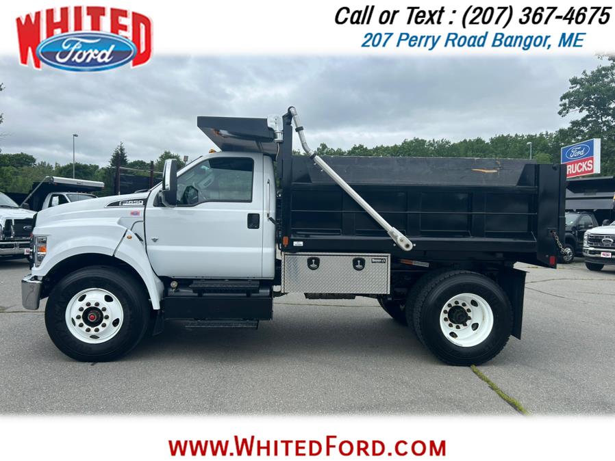 2024 Ford F-650 Straight Frame Gas Reg Cab Dump Truck, available for sale in Bangor, Maine | Whited Ford. Bangor, Maine 2024 Ford F-650 Straight Frame Gas Reg Cab Dump Truck, available for sale in Bangor, Maine | Whited Ford. Bangor, Maine
