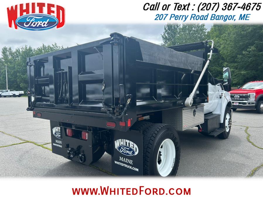 2024 Ford F-650 Straight Frame Gas Reg Cab Dump Truck, available for sale in Bangor, Maine | Whited Ford. Bangor, Maine 2024 Ford F-650 Straight Frame Gas Reg Cab Dump Truck, available for sale in Bangor, Maine | Whited Ford. Bangor, Maine