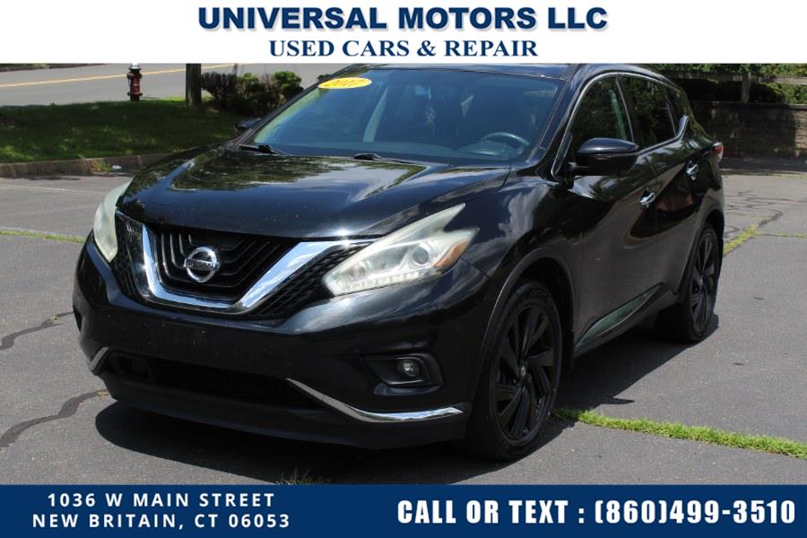 2017 Nissan Murano PLATINUM, available for sale in New Britain, Connecticut | Universal Motors LLC. New Britain, Connecticut