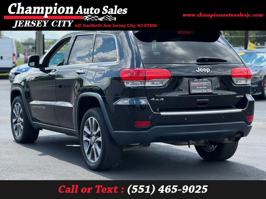 2018 Jeep Grand Cherokee Limited 4x4, available for sale in Jersey City, New Jersey | Champion Auto Sales. Jersey City, New Jersey 2018 Jeep Grand Cherokee Limited 4x4, available for sale in Jersey City, New Jersey | Champion Auto Sales. Jersey City, New Jersey