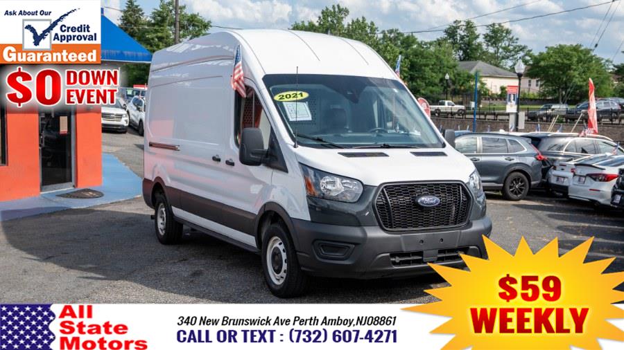 2021 Ford Transit Cargo Van T-250 148" Hi Rf 9070 GVWR RWD, available for sale in Perth Amboy, New Jersey | All State Motor Inc. Perth Amboy, New Jersey 2021 Ford Transit Cargo Van T-250 148" Hi Rf 9070 GVWR RWD, available for sale in Perth Amboy, New Jersey | All State Motor Inc. Perth Amboy, New Jersey