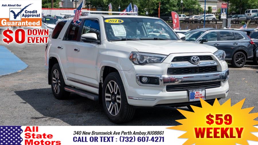 2019 Toyota 4Runner Limited Nightshade 4WD (Natl), available for sale in Perth Amboy, New Jersey | All State Motor Inc. Perth Amboy, New Jersey 2019 Toyota 4Runner Limited Nightshade 4WD (Natl), available for sale in Perth Amboy, New Jersey | All State Motor Inc. Perth Amboy, New Jersey