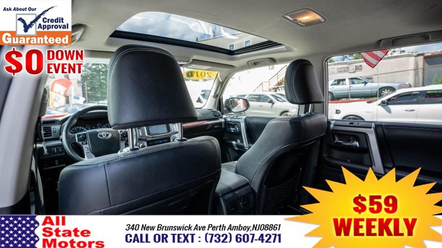 2019 Toyota 4Runner Limited Nightshade 4WD (Natl), available for sale in Perth Amboy, New Jersey | All State Motor Inc. Perth Amboy, New Jersey 2019 Toyota 4Runner Limited Nightshade 4WD (Natl), available for sale in Perth Amboy, New Jersey | All State Motor Inc. Perth Amboy, New Jersey