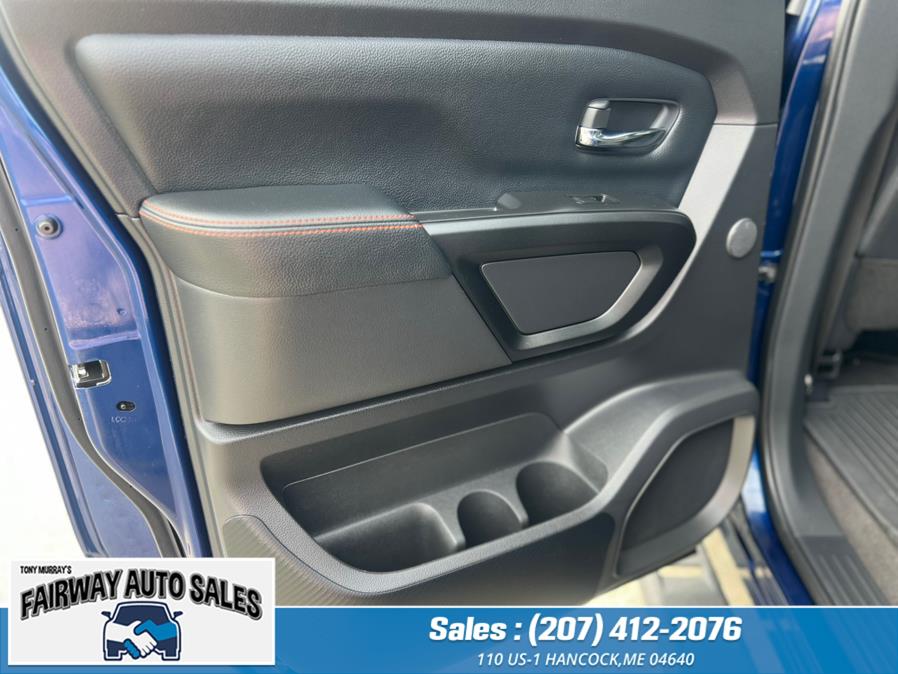 2021 Nissan Titan PRO4X Crew Cab 4x4 Crew Cab PRO-4X, available for sale in Hancock, Maine | Fairway Auto Sales. Hancock, Maine 2021 Nissan Titan PRO4X Crew Cab 4x4 Crew Cab PRO-4X, available for sale in Hancock, Maine | Fairway Auto Sales. Hancock, Maine