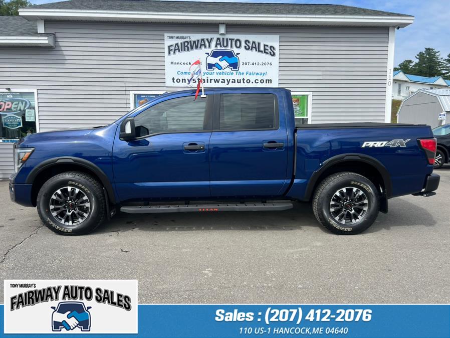 2021 Nissan Titan PRO4X Crew Cab 4x4 Crew Cab PRO-4X, available for sale in Hancock, Maine | Fairway Auto Sales. Hancock, Maine 2021 Nissan Titan PRO4X Crew Cab 4x4 Crew Cab PRO-4X, available for sale in Hancock, Maine | Fairway Auto Sales. Hancock, Maine