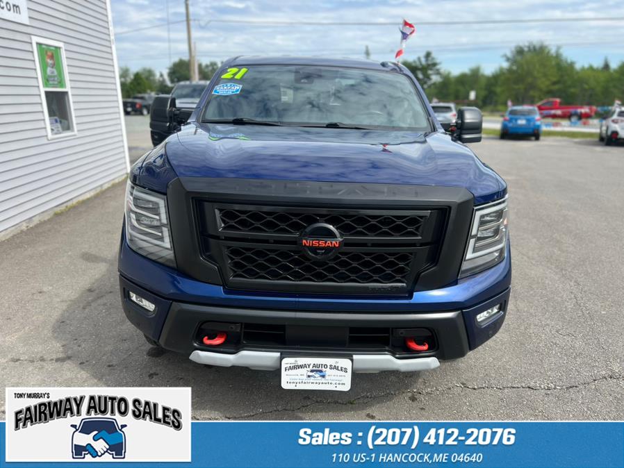 2021 Nissan Titan PRO4X Crew Cab 4x4 Crew Cab PRO-4X, available for sale in Hancock, Maine | Fairway Auto Sales. Hancock, Maine 2021 Nissan Titan PRO4X Crew Cab 4x4 Crew Cab PRO-4X, available for sale in Hancock, Maine | Fairway Auto Sales. Hancock, Maine