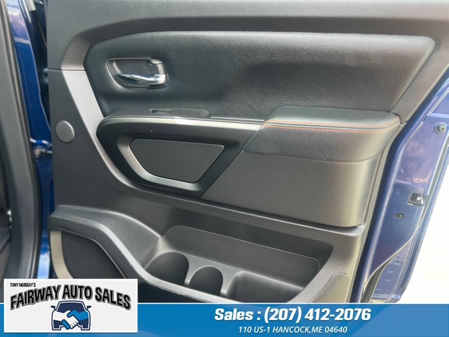 2021 Nissan Titan PRO4X Crew Cab 4x4 Crew Cab PRO-4X, available for sale in Hancock, Maine | Fairway Auto Sales. Hancock, Maine 2021 Nissan Titan PRO4X Crew Cab 4x4 Crew Cab PRO-4X, available for sale in Hancock, Maine | Fairway Auto Sales. Hancock, Maine