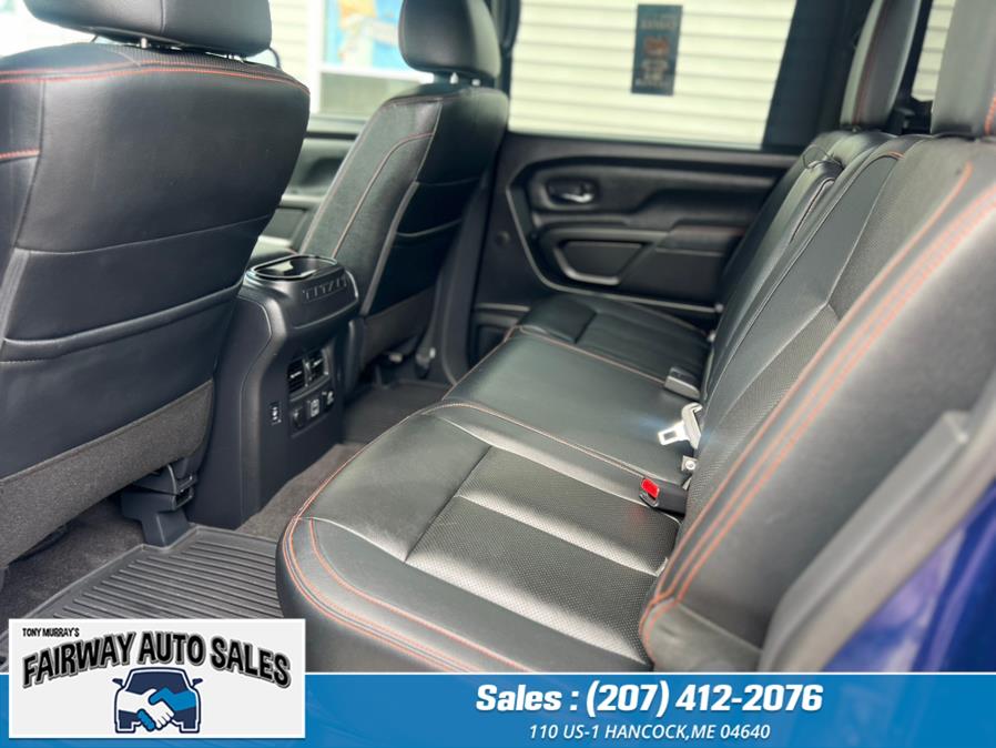 2021 Nissan Titan PRO4X Crew Cab 4x4 Crew Cab PRO-4X, available for sale in Hancock, Maine | Fairway Auto Sales. Hancock, Maine 2021 Nissan Titan PRO4X Crew Cab 4x4 Crew Cab PRO-4X, available for sale in Hancock, Maine | Fairway Auto Sales. Hancock, Maine