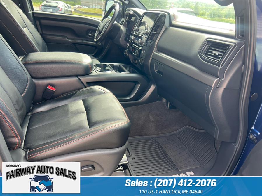 2021 Nissan Titan PRO4X Crew Cab 4x4 Crew Cab PRO-4X, available for sale in Hancock, Maine | Fairway Auto Sales. Hancock, Maine 2021 Nissan Titan PRO4X Crew Cab 4x4 Crew Cab PRO-4X, available for sale in Hancock, Maine | Fairway Auto Sales. Hancock, Maine
