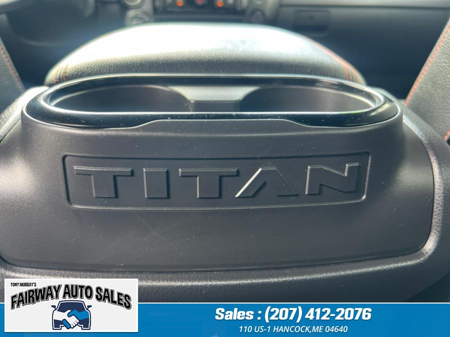 2021 Nissan Titan PRO4X Crew Cab 4x4 Crew Cab PRO-4X, available for sale in Hancock, Maine | Fairway Auto Sales. Hancock, Maine 2021 Nissan Titan PRO4X Crew Cab 4x4 Crew Cab PRO-4X, available for sale in Hancock, Maine | Fairway Auto Sales. Hancock, Maine