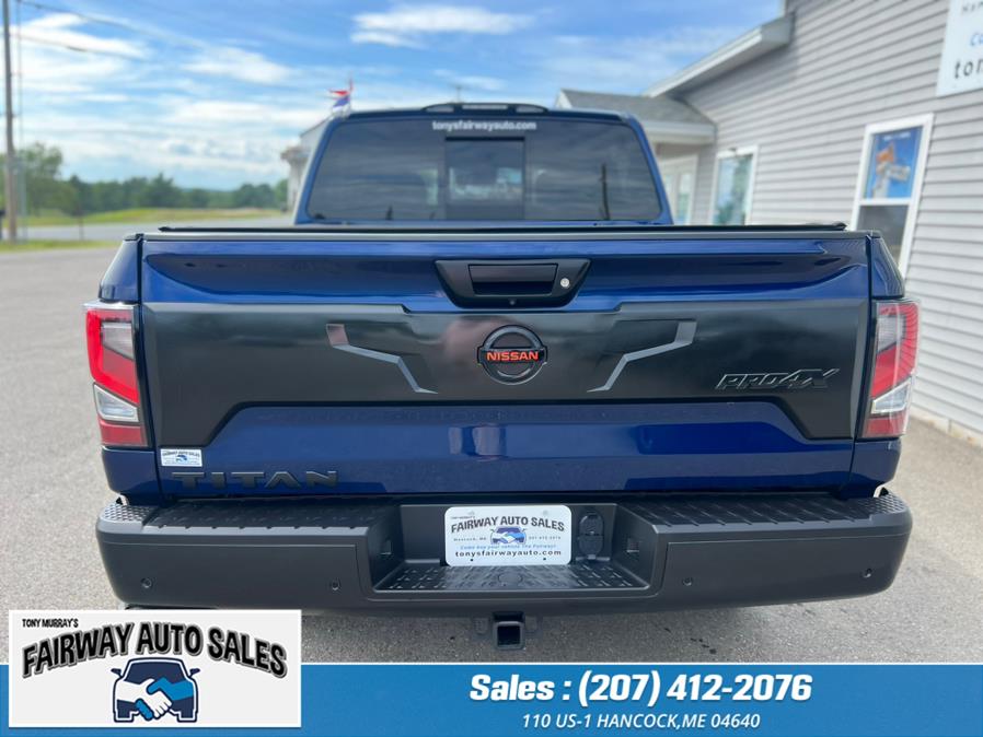 2021 Nissan Titan PRO4X Crew Cab 4x4 Crew Cab PRO-4X, available for sale in Hancock, Maine | Fairway Auto Sales. Hancock, Maine 2021 Nissan Titan PRO4X Crew Cab 4x4 Crew Cab PRO-4X, available for sale in Hancock, Maine | Fairway Auto Sales. Hancock, Maine