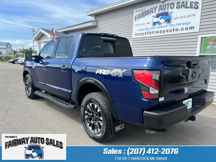 2021 Nissan Titan PRO4X Crew Cab 4x4 Crew Cab PRO-4X, available for sale in Hancock, Maine | Fairway Auto Sales. Hancock, Maine 2021 Nissan Titan PRO4X Crew Cab 4x4 Crew Cab PRO-4X, available for sale in Hancock, Maine | Fairway Auto Sales. Hancock, Maine