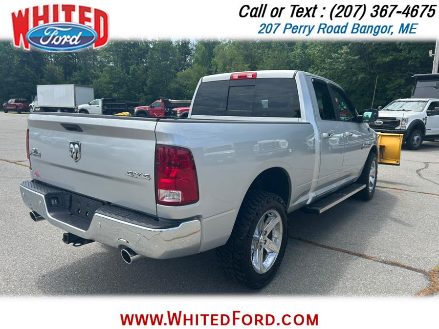 2018 Ram 1500 Big Horn 4x4 Quad Cab 6''4" Box With Plow, available for sale in Bangor, Maine | Whited Ford. Bangor, Maine 2018 Ram 1500 Big Horn 4x4 Quad Cab 6''4" Box With Plow, available for sale in Bangor, Maine | Whited Ford. Bangor, Maine
