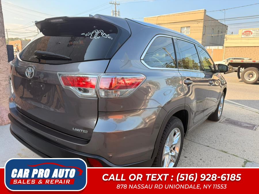2016 Toyota Highlander FWD 4dr V6 Limited (Natl), available for sale in Uniondale, New York | Car Pro Auto. Uniondale, New York 2016 Toyota Highlander FWD 4dr V6 Limited (Natl), available for sale in Uniondale, New York | Car Pro Auto. Uniondale, New York