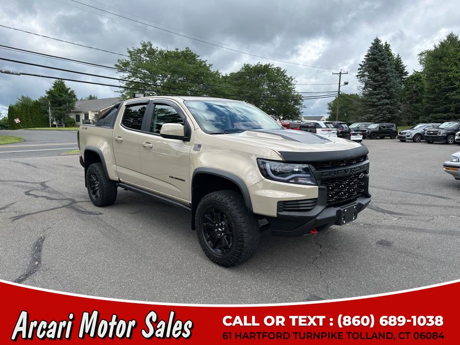 2021 Chevrolet Colorado 4WD Crew Cab 128" ZR2, available for sale in Tolland, Connecticut | Arcari Motor Sales. Tolland, Connecticut 2021 Chevrolet Colorado 4WD Crew Cab 128" ZR2, available for sale in Tolland, Connecticut | Arcari Motor Sales. Tolland, Connecticut