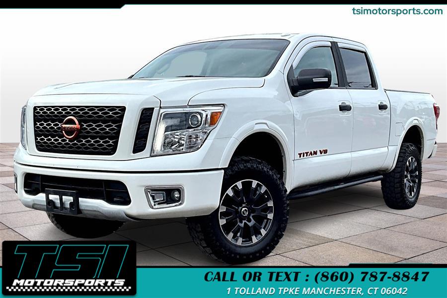 2018 Nissan Titan 4x4 Crew Cab PRO-4X, available for sale in Manchester, Connecticut | TSI Motorsports. Manchester, Connecticut 2018 Nissan Titan 4x4 Crew Cab PRO-4X, available for sale in Manchester, Connecticut | TSI Motorsports. Manchester, Connecticut