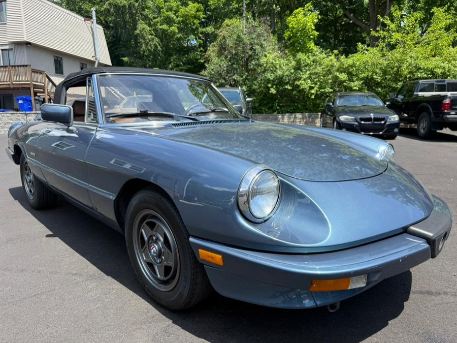 1989 Alfa Romeo Spider 2dr Convertible Veloce, available for sale in Branford, Connecticut | J&E Auto Sales LLC. Branford, Connecticut 1989 Alfa Romeo Spider 2dr Convertible Veloce, available for sale in Branford, Connecticut | J&E Auto Sales LLC. Branford, Connecticut