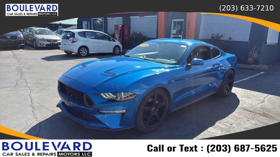 2019 Ford Mustang EcoBoost Coupe 2D, available for sale in New Haven, Connecticut | Boulevard Motors LLC. New Haven, Connecticut 2019 Ford Mustang EcoBoost Coupe 2D, available for sale in New Haven, Connecticut | Boulevard Motors LLC. New Haven, Connecticut