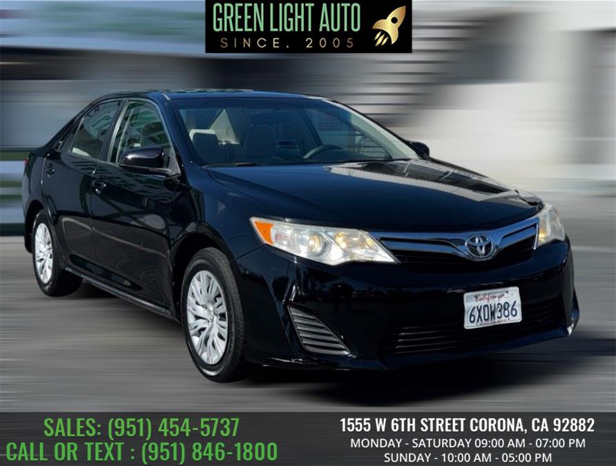 2012 Toyota Camry 4dr Sdn I4 Auto L (Natl), available for sale in Corona, California | Green Light Auto. Corona, California 2012 Toyota Camry 4dr Sdn I4 Auto L (Natl), available for sale in Corona, California | Green Light Auto. Corona, California