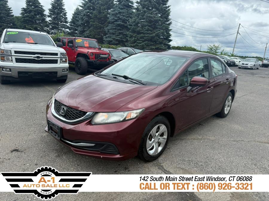 2014 Honda Civic Sedan 4dr CVT LX, available for sale in East Windsor, Connecticut | A1 Auto Sale LLC. East Windsor, Connecticut 2014 Honda Civic Sedan 4dr CVT LX, available for sale in East Windsor, Connecticut | A1 Auto Sale LLC. East Windsor, Connecticut