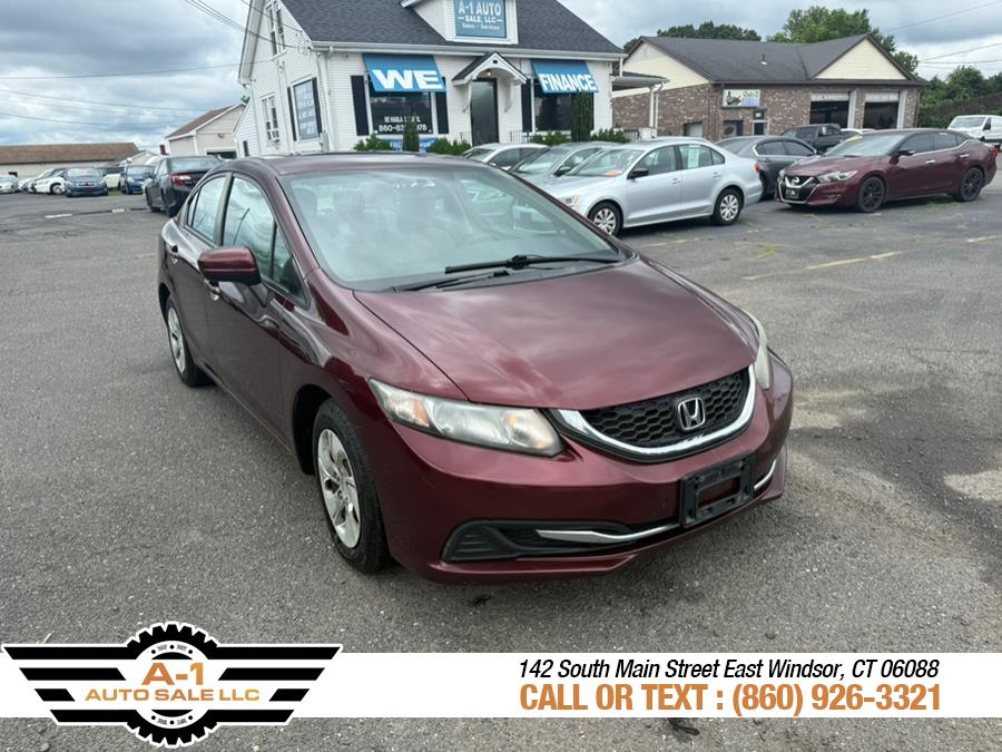 2014 Honda Civic Sedan 4dr CVT LX, available for sale in East Windsor, Connecticut | A1 Auto Sale LLC. East Windsor, Connecticut 2014 Honda Civic Sedan 4dr CVT LX, available for sale in East Windsor, Connecticut | A1 Auto Sale LLC. East Windsor, Connecticut